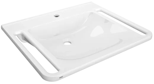 KWC PROFESSIONAL MEDCARE Einzelwaschtisch ANMW0041 ohne berlauf Waschtisch MIRANIT fr Wandmontage unterfahrbar Barrierefrei* fr Rollstuhlfahrer geeignet