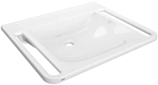 KWC PROFESSIONAL MEDCARE Einzelwaschtisch ANMW0043 ohne berlauf Waschtisch MIRANIT fr Wandmontage unterfahrbar Barrierefrei* fr Rollstuhlfahrer geeignet