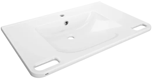 KWC PROFESSIONAL MEDCARE Einzelwaschtisch ANMW0047 Waschtisch MIRANIT fr Wandmontage unterfahrbar Barrierefrei* fr Rollstuhlfahrer geeignet