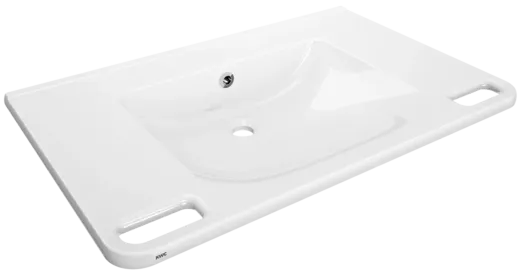 KWC PROFESSIONAL MEDCARE Einzelwaschtisch ANMW0049 Waschtisch MIRANIT fr Wandmontage unterfahrbar Barrierefrei* fr Rollstuhlfahrer geeignet