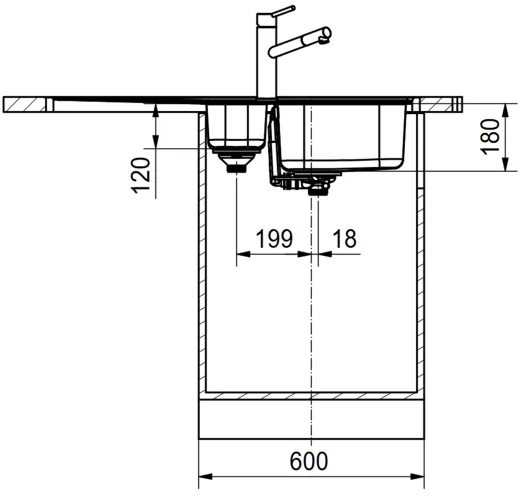 ✅ FRANKE Kchensple Rapid RPX 251-100 Edelstahlsple Slimtop / Flchenbndig mit Siebkorb als Drehknopfventil