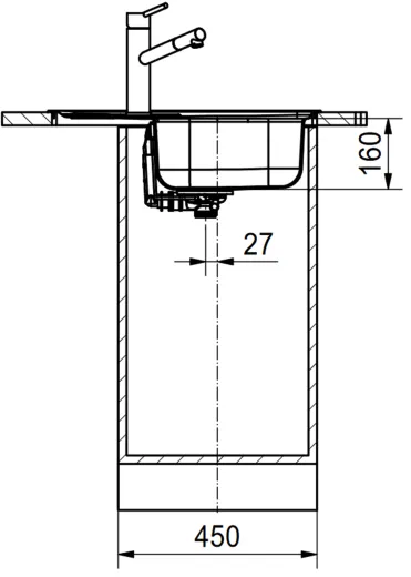✅ FRANKE Kchensple Spark SKL 611-62 (50) Einbausple / Edelstahlsple Leinenoptik mit Einbaurand und Siebkorb als Drehknopfventil