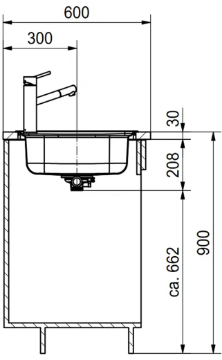 ✅ FRANKE Kchensple Spark SKL 611-62 (50) Einbausple / Edelstahlsple Leinenoptik mit Einbaurand und Siebkorb als Drehknopfventil