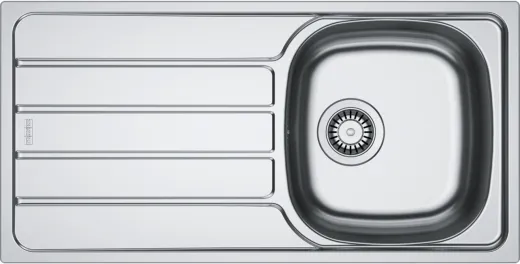 ✅ FRANKE Kchensple Spark SKN 611-86 (44) Einbausple / Edelstahlsple mit Einbaurand und Siebkorb als Stopfen- oder Drehknopfventil