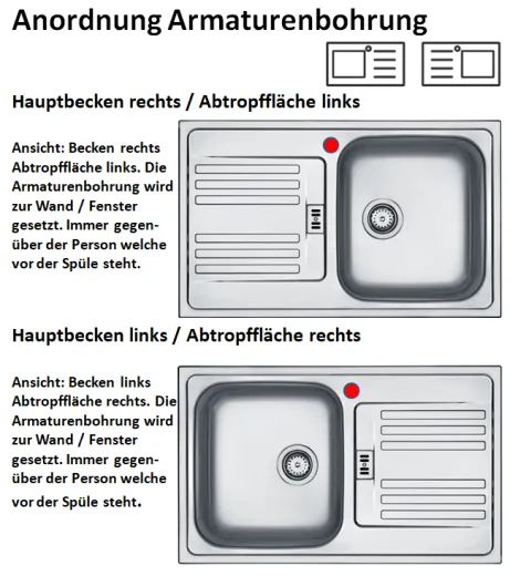 FRANKE Kchensple Spark SKN 611-62 (44) Einbausple / Edelstahlsple mit Einbaurand und Siebkorb als Stopfen- oder Drehknopfventil