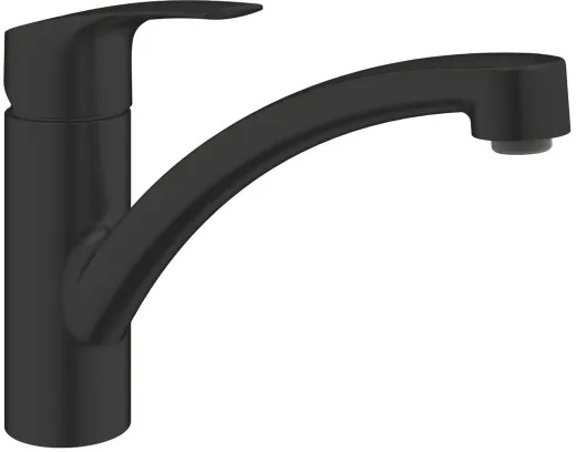 ✅ GROHE Kchenarmatur Eurosmart Einhebelmischer Matt Black mit Festauslauf (332812433)