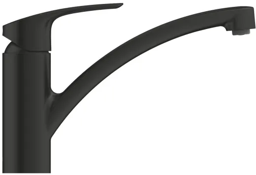 ✅ GROHE Kchenarmatur Eurosmart Einhebelmischer Matt Black mit Festauslauf (332812433)