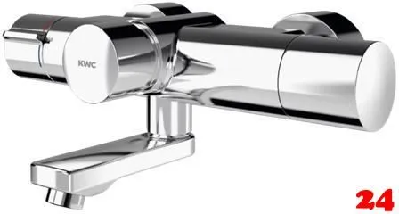 KWC PROFESSIONAL F5S-Therm Selbstschluss-Thermostat-Wandbatterie F5ST1106 DN 15 zur Aufputzmontage FRAMIC INSIDE Selbstschlusskartusche mit C-Modul