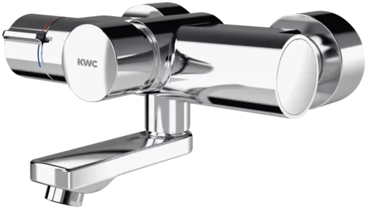 KWC PROFESSIONAL F5S-Therm Selbstschluss-Thermostat-Wandbatterie F5ST1101 DN 15 zur Aufputzmontage FRAMIC INSIDE Selbstschlusskartusche