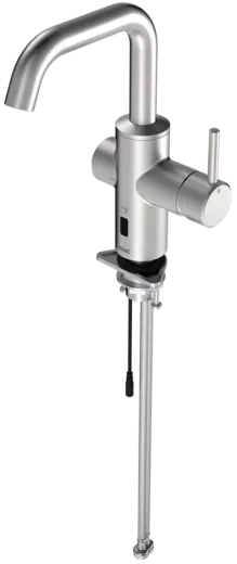 KWC PROFESSIONAL F5E Hybrid-Waschtischarmatur Elektronik Standbatterie F5LME005 DN 15, opto-elektronisch gesteuert mit Netzteil