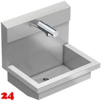 KWC PROFESSIONAL Planox Waschplatzeinheit mit Elektronik-Waschplatzbatterien PL6UEM fr Wandmontage Breite 600mm