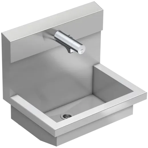 KWC PROFESSIONAL Planox Waschplatzeinheit mit Elektronik-Waschplatzbatterien PL6UEM fr Wandmontage Breite 600mm