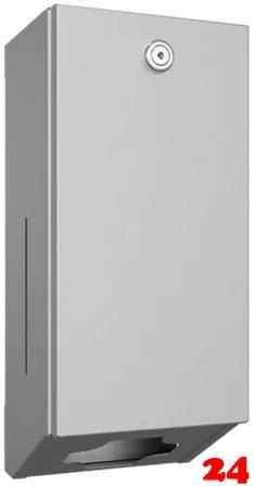 KWC PROFESSIONAL Rodan Toilettenpapierspender-Einzelblatt RODX677 fr die Aufputzmontage ohne Nachfllmedien