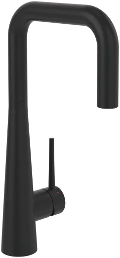 Villeroy & Boch Kchenarmatur Konic Einhebelmischer Black Matt (PVD) mit Zugauslauf und 2-Strahlfunktion