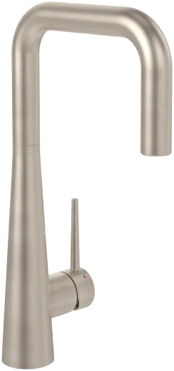 Villeroy & Boch Kchenarmatur Konic Einhebelmischer Edelstahl massiv mit Zugauslauf und 2-Strahlfunktion