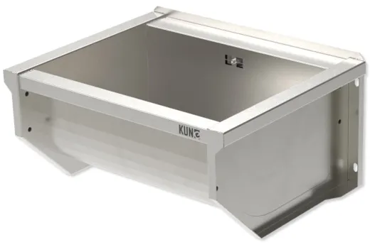 KUNe Arbeits-/ Mehrzweckbecken Solidum 50 WB15A-50 wandhngend gekantetes und geschweites Ausgussbecken (Beckentiefe 250mm)