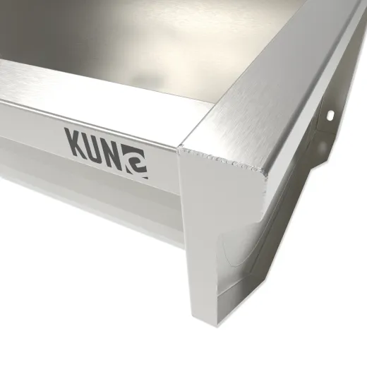 KUNe Arbeits-/ Mehrzweckbecken Solidum 50 WB15A-50 wandhngend gekantetes und geschweites Ausgussbecken (Beckentiefe 250mm)