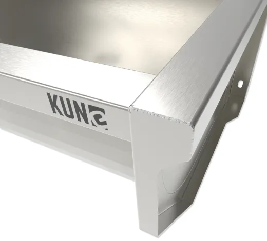 KUNe Arbeits-/ Mehrzweckbecken Solidum 70 Plus WB15A-70+ wandhngend gekantetes und geschweites Ausgussbecken (Beckentiefe 300mm)