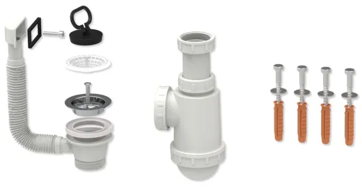 KUNe Arbeits-/ Mehrzweckbecken Solidum 90 WB15A-90 wandhngend gekantetes und geschweites Ausgussbecken (Beckentiefe 250mm)