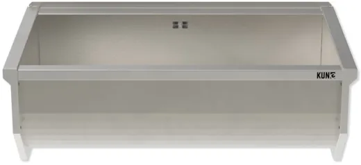 KUNe Arbeits-/ Mehrzweckbecken Solidum 90 Plus WB15A-90+ wandhngend gekantetes und geschweites Ausgussbecken (Beckentiefe 300mm)