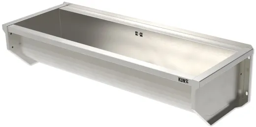 KUNe Arbeits-/ Mehrzweckbecken Solidum 120 WB15A-120 wandhngend gekantetes und geschweites Ausgussbecken (Beckentiefe 250mm)