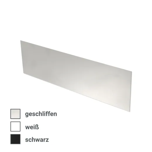 KUNe Novum 100 Spritzschutz Edelstahl PWB22-SP100 in 3 Farben auswhlbar passend Ausgussbecken Novum 100