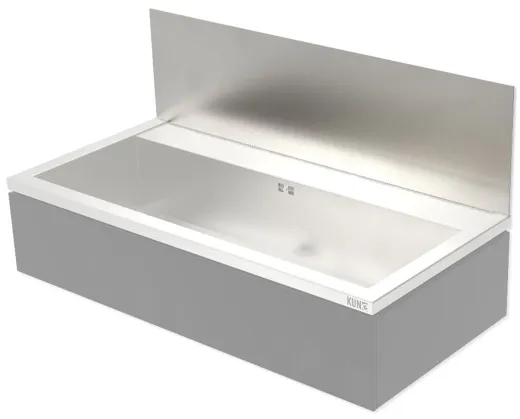 KUNe Novum 100 Spritzschutz Edelstahl PWB22-SP100 in 3 Farben auswhlbar passend Ausgussbecken Novum 100