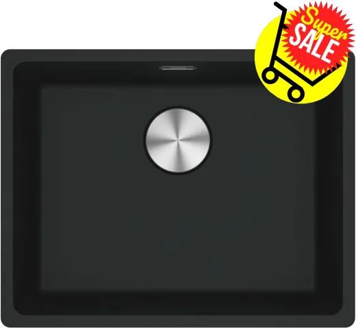 ✅ FRANKE Kchensple Maris MRG 210-52 Fragranit+ Granitsple Flchenbndig mit Siebkorb als Stopfenventil Farbe Black Matt