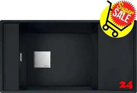 ✅ FRANKE Kchensple Fresno FSG 211 Fragranit+ Einbausple / Granitsple Flchenbndig / Unterbau mit Siebkorb als Druckknopfventil Farbe Black Matt