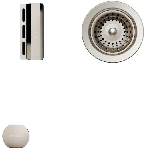 ✅ SCHOCK Kchensple Mono D-100 Cristadur Nano-Granitsple / Einbausple mit Drehexcenter Farbe Silverstone