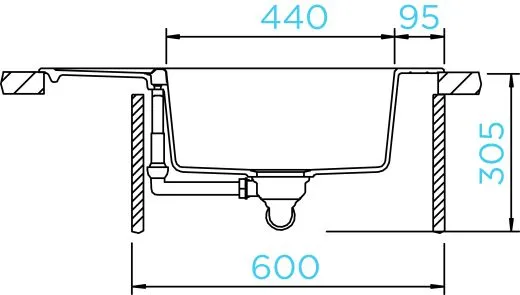 ✅ SCHOCK Kchensple Mono D-100XS Cristadur Nano-Granitsple / Einbausple mit Drehexcenter Farbe Bronze