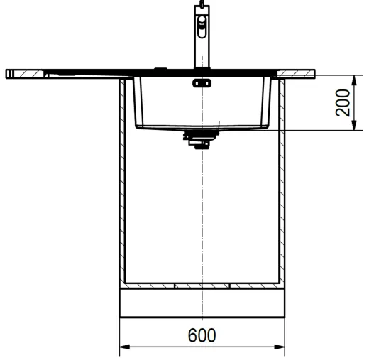 ✅ FRANKE Kchensple Mythos MYX 211 Einbausple Slimtop / Flchenbndig Becken links mit Siebkorb als Druckknopfventil