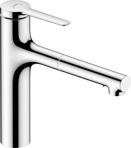 HANSGROHE Kchenarmatur Zesis M33 Chrom Einhebelmischer 160 mit Ausziehbrause, 2jet, sBox lite (74804000)