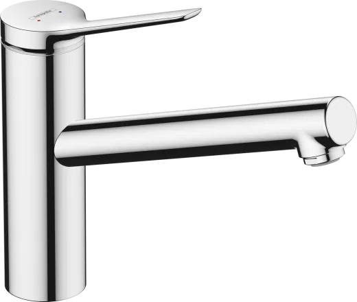HANSGROHE Kchenarmatur Zesis M33 Chrom Einhebelmischer 150 mit Festauslauf, 1jet (74802000)