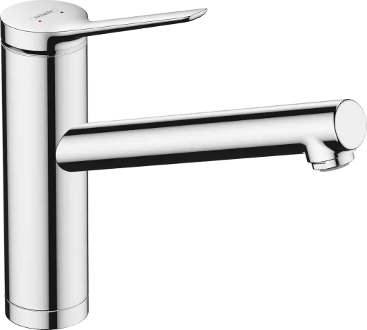HANSGROHE Kchenarmatur Zesis M33 Chrom Einhebelmischer 160 mit Festauslauf fr Vorfenstermontage, 1jet (74805000)