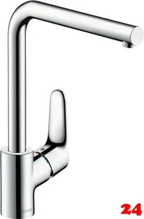 HANSGROHE Kchenarmatur Focus M41 Chrom Einhebelmischer 280 EcoSmart mit Festauslauf, 1jet (31827000)