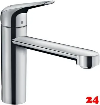 HANSGROHE Kchenarmatur Focus M42 Chrom Einhebelmischer 120 CoolStart EcoSmart mit Festauslauf, 1jet (71864000)