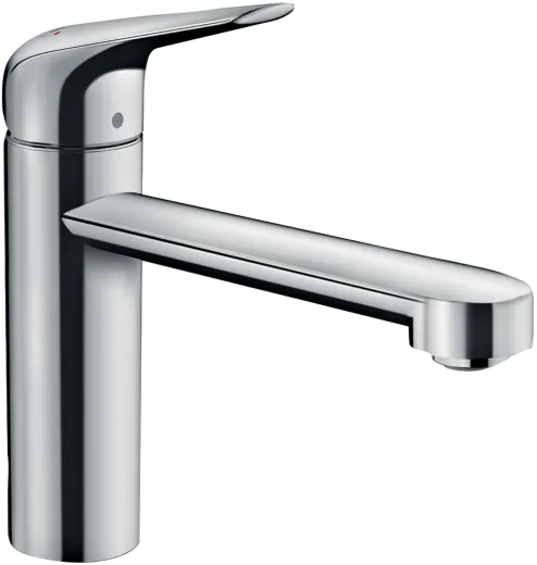 HANSGROHE Kchenarmatur Focus M42 Chrom Einhebelmischer 120 CoolStart EcoSmart mit Festauslauf, 1jet (71864000)
