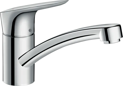 HANSGROHE Kchenarmatur Logis M31 Chrom Einhebelmischer 120 CoolStart EcoSelection mit Festauslauf, 1jet (71837000)