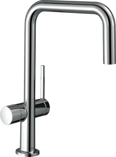 HANSGROHE Kchenarmatur Talis M54 Chrom Einhebelmischer 220 Festauslauf mit Gerteabsperrventil, 1jet (72807000)