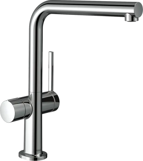 HANSGROHE Kchenarmatur Talis M54 Chrom Einhebelmischer 270 Festauslauf mit Gerteabsperrventil, 1jet (72827000)