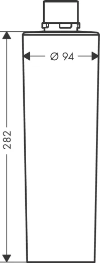 HANSGROHE Filter Ionen-Tauscher Pro und Aktivkohle fr SodaSystem, FilterSystem mit Bajonettverschluss fr Hansgrohe Filterkopf (76827000)