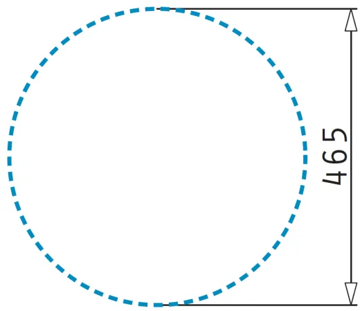 PYRAMIS Kchensple Kiba (485) 1B Edelstahlsple / Rundbecken Leinenoptik Siebkorb als Stopfenventil