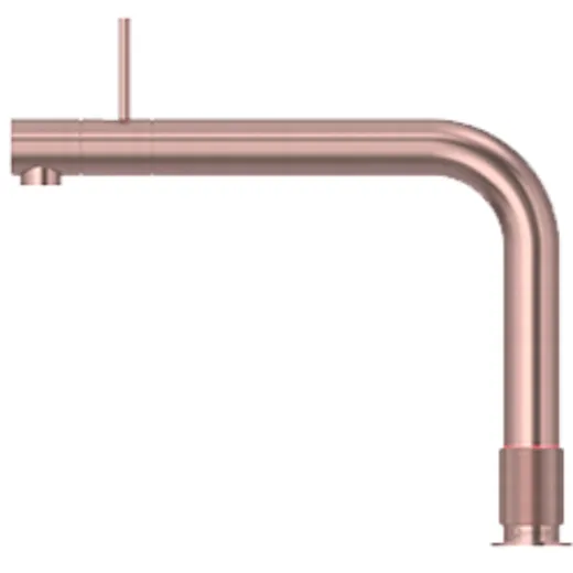 QUOOKER FRONT Festauslauf Kupfer Rose' PVD Kchenarmatur mit 5 in 1 Funktion und elektronischer Steuerung (FTRCO) {NUR Armatur}