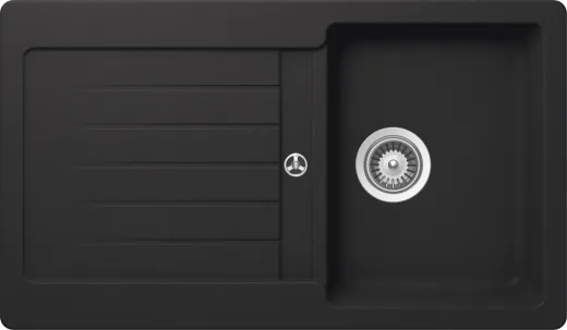 Schock Kchensple Typos D-100 Cristalite Granitsple / Einbausple Basic Line mit Drehexcenter