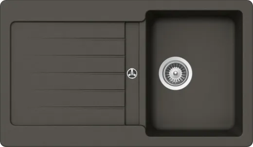 Schock Kchensple Typos D-100 Cristalite Granitsple / Einbausple Basic Line mit Drehexcenter