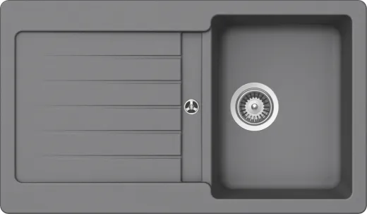 Schock Kchensple Typos D-100 Cristalite Granitsple / Einbausple Basic Line mit Drehexcenter