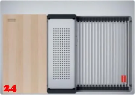 FRANKE Kchensple Box Pro BXX PRO 210-70 A Edelstahlsple Slimtop / Flchenbndig mit Druckknopfventil Inklusive Zubehr