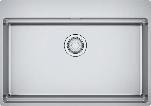 FRANKE Kchensple Box Pro BXX PRO 210-70 A Edelstahlsple Slimtop / Flchenbndig mit Druckknopfventil Inklusive Zubehr