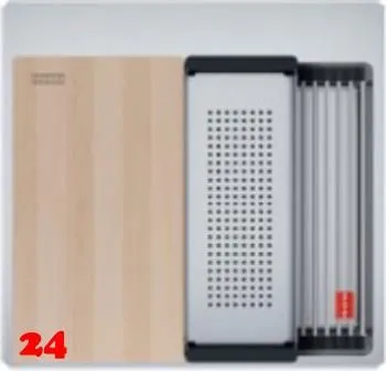 FRANKE Kchensple Box Pro BXX PRO 210-50 A Edelstahlsple Slimtop / Flchenbndig mit Druckknopfventil Inklusive Zubehr